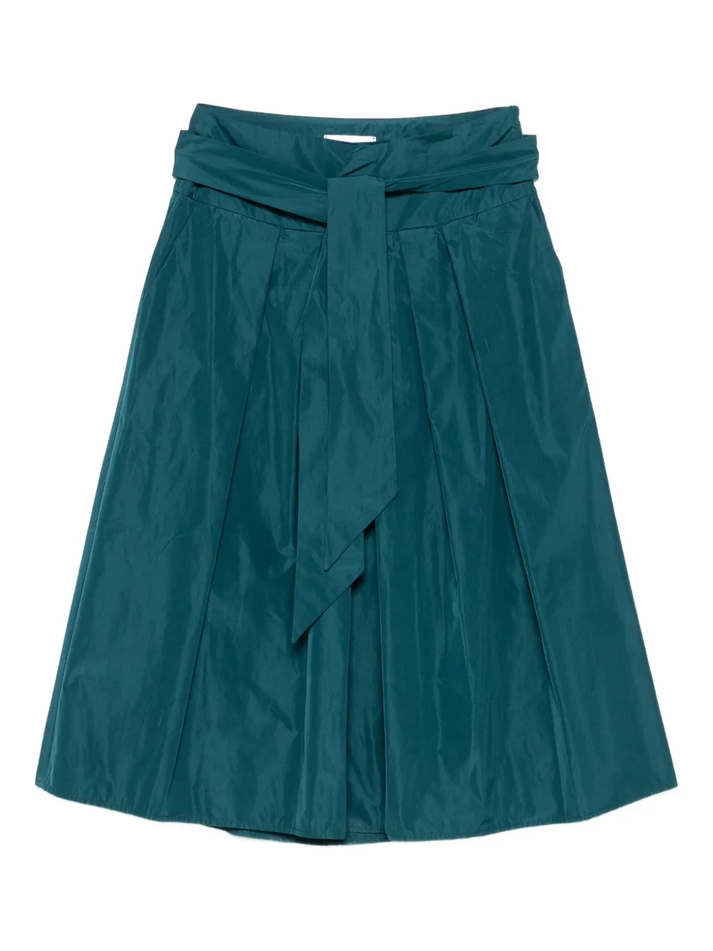 Niu pleated-belted skirt | Blue | Image 1