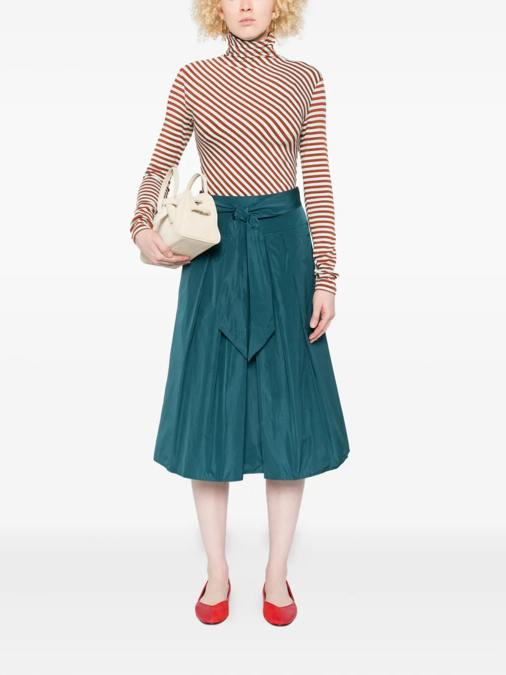 Niu pleated-belted skirt | Pleated Skirts | Image 2