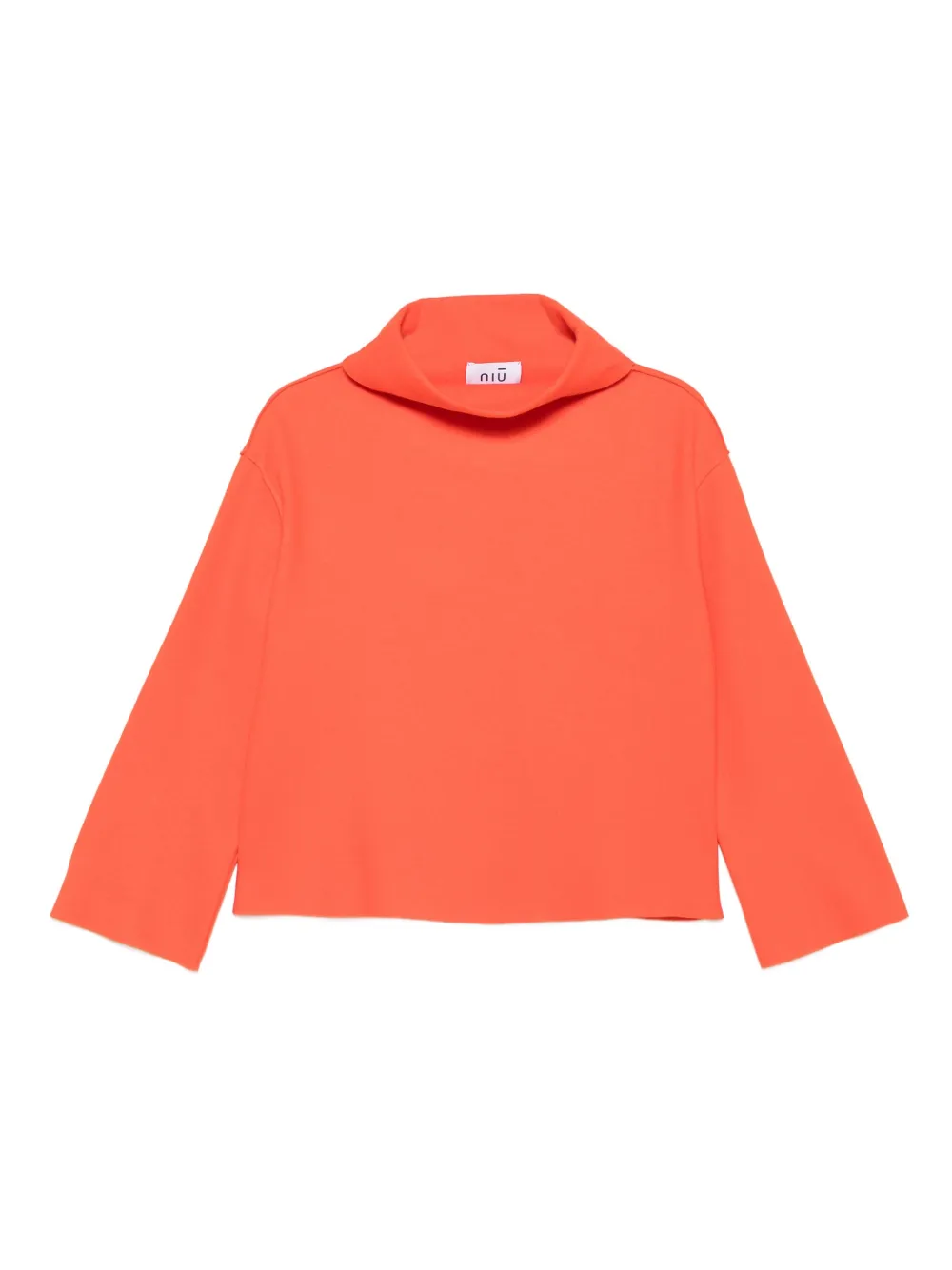 Niu Koi high-neck top | Orange | Image 1