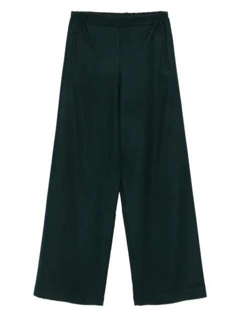 Niu elastic-waist wide-leg trousers