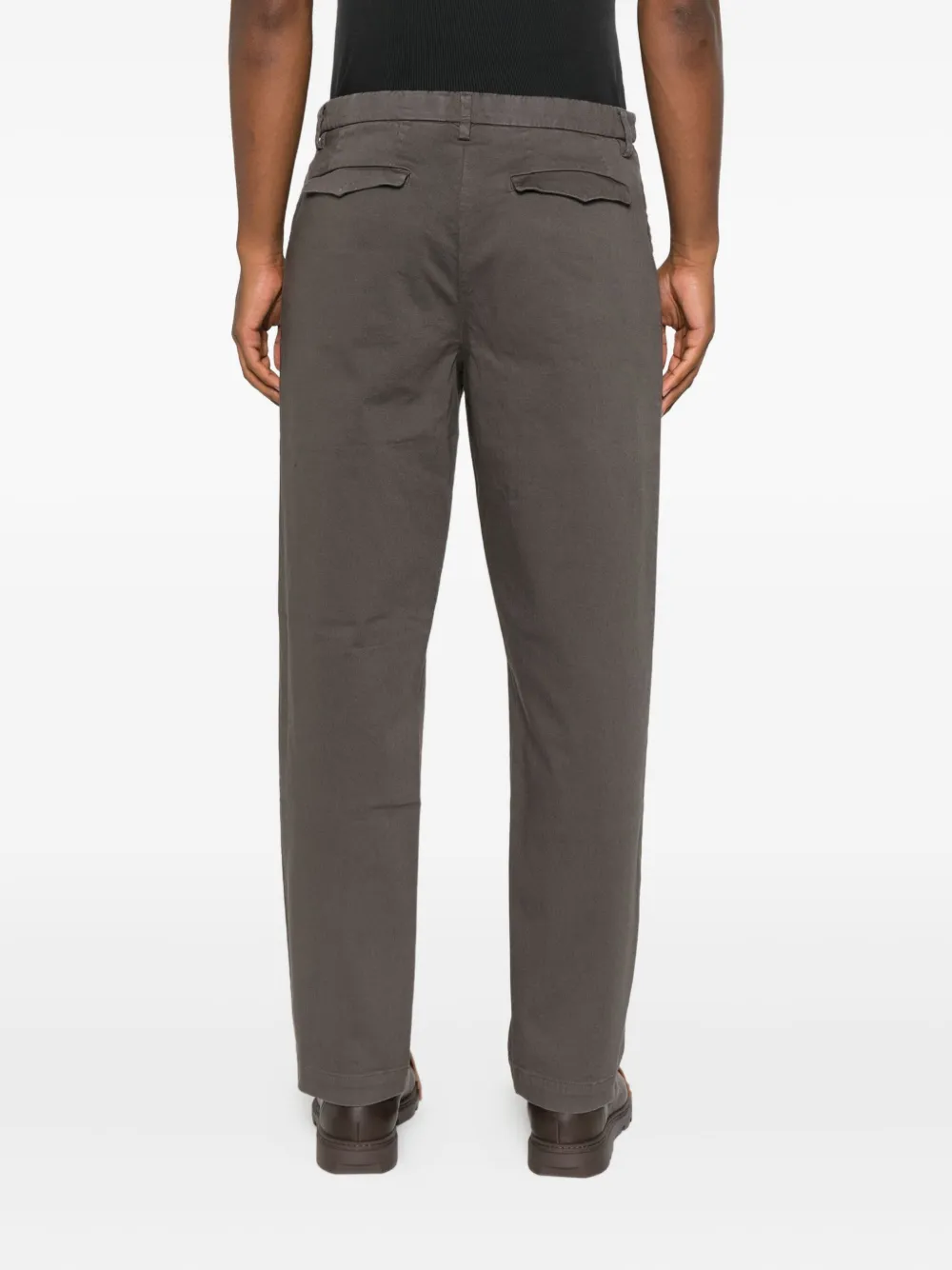 Barena Broek met geplooide zak Groen