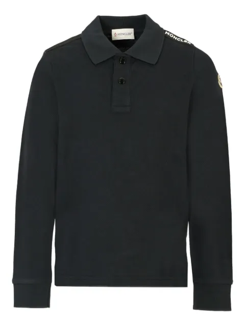 Moncler Enfant polo à patch logo