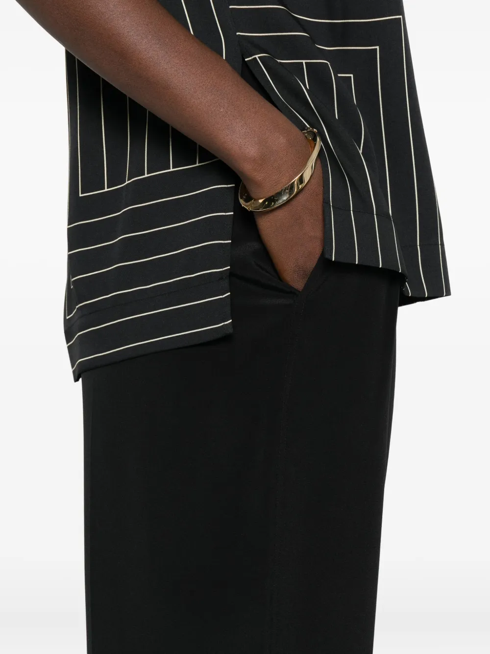 JOSEPH silk trousers Zwart