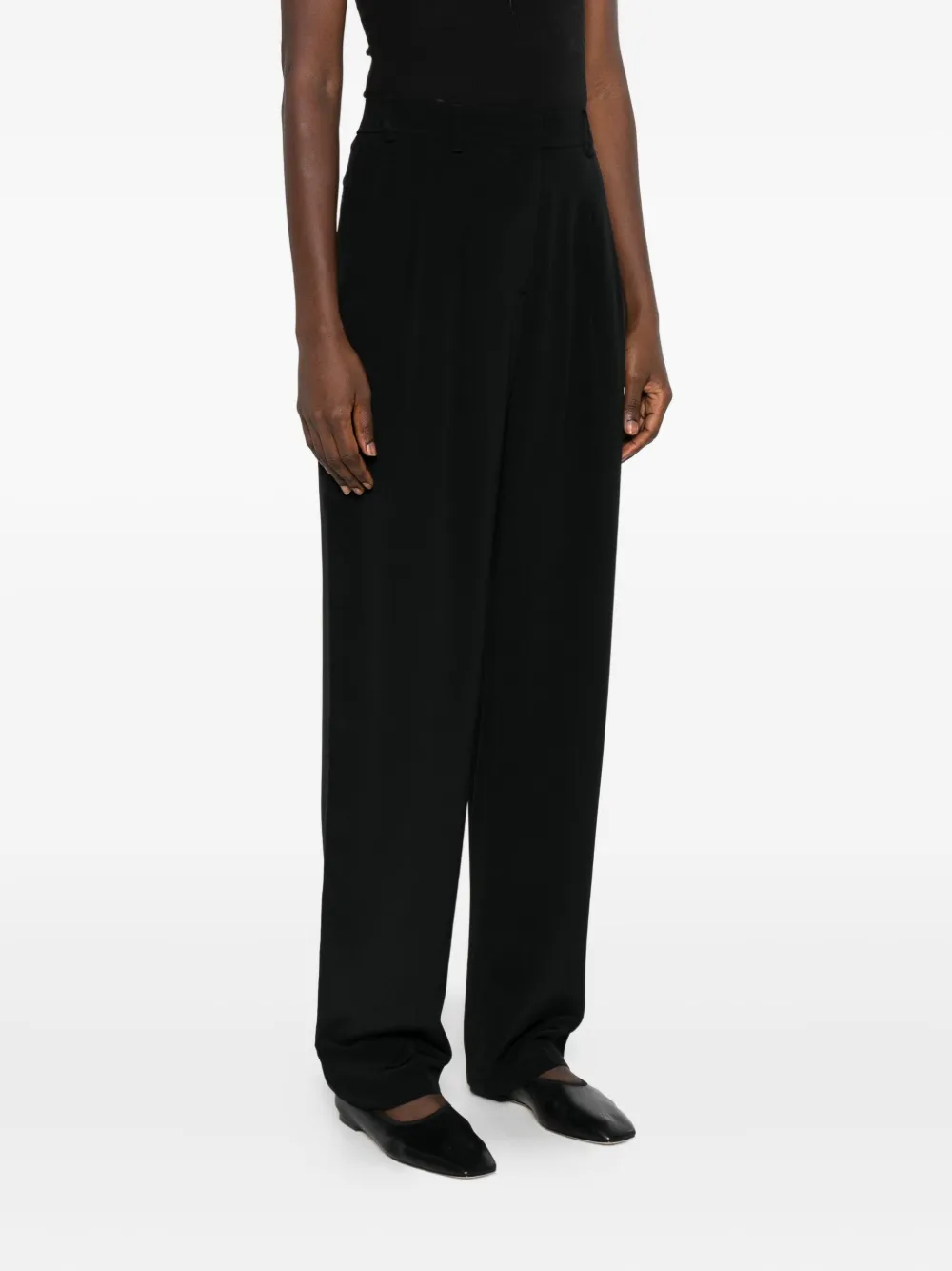 JOSEPH silk trousers Zwart