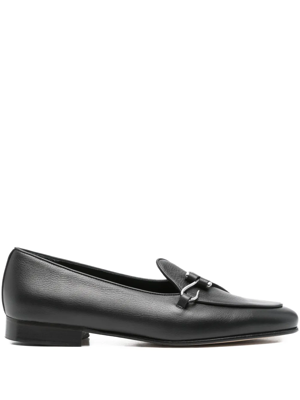 Edhen Milano buckle-detail leather loafers | Black | Image 1