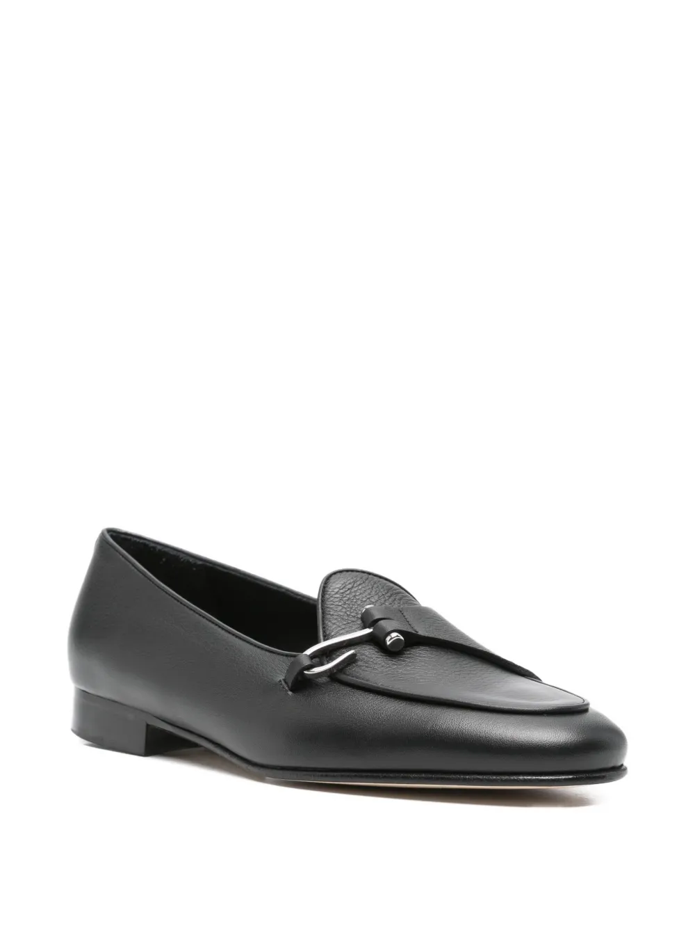 Edhen Milano Leren loafers - Zwart