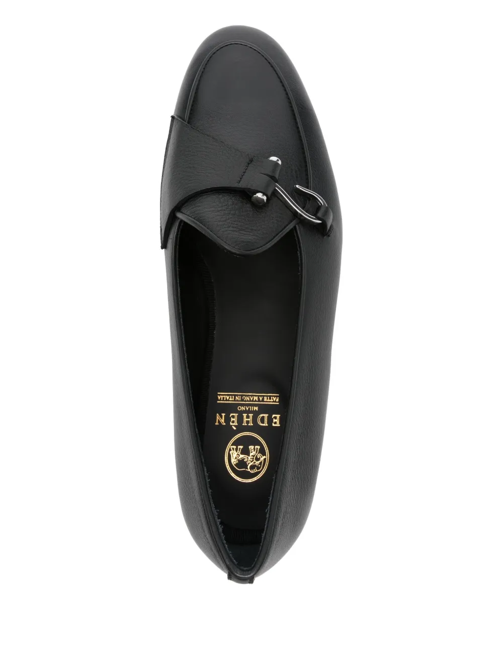 Edhen Milano buckle-detail Leather Loafers | Black | FARFETCH display picture 3