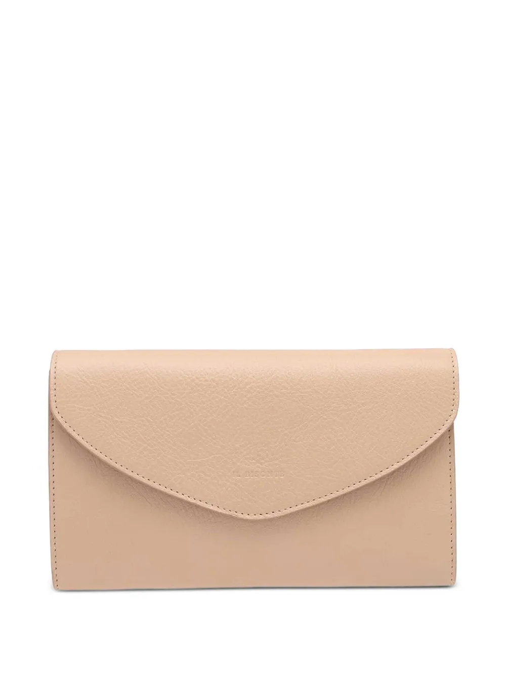 Il Bisonte foldover leather clutch bag | Neutrals | Image 1