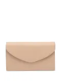Il Bisonte foldover leather clutch bag - Neutrals