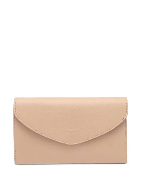 Il Bisonte foldover leather clutch bag