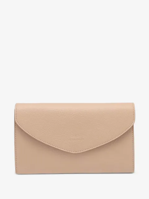 Il Bisonte foldover leather clutch bag