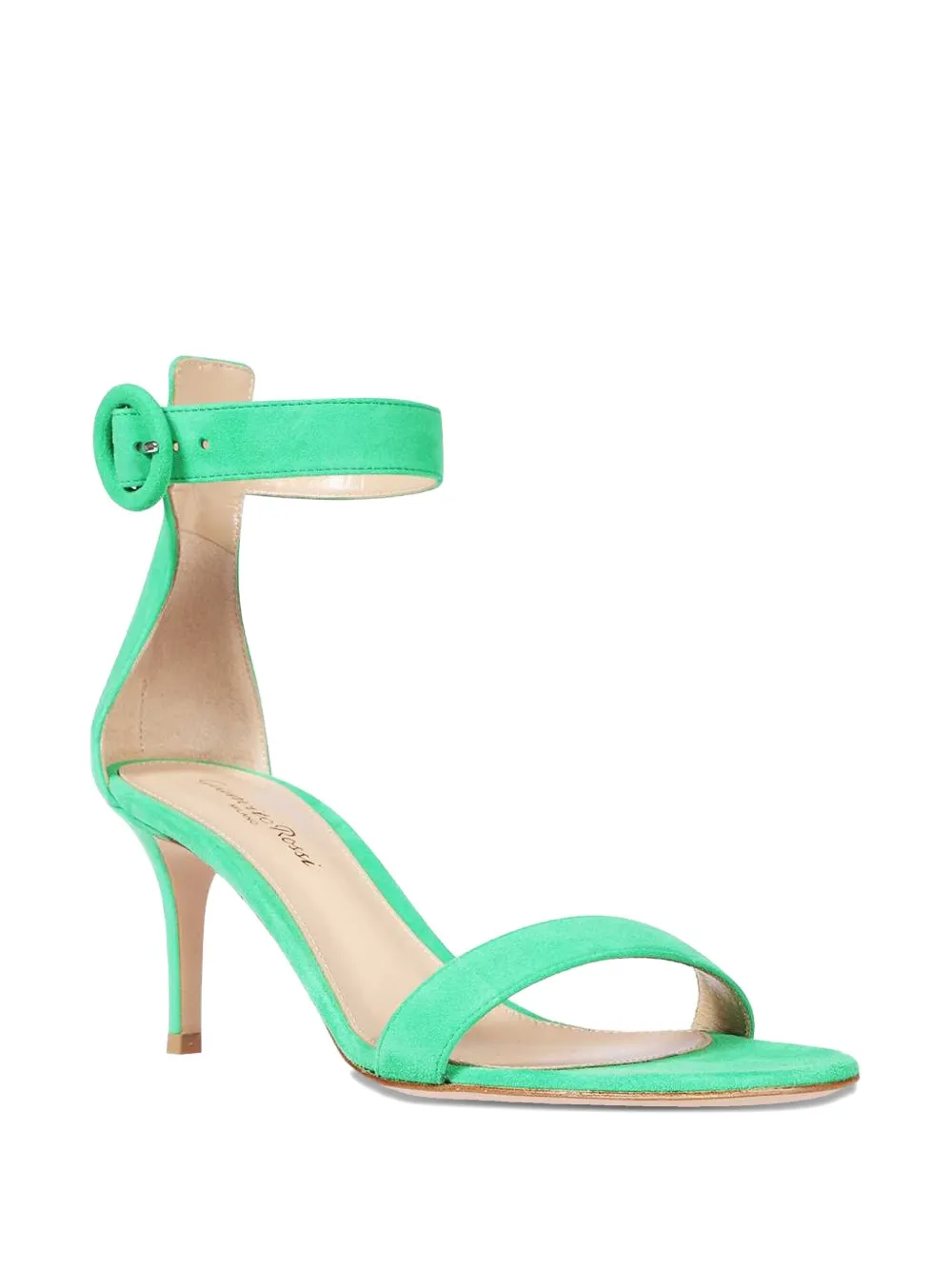 Gianvito Rossi 70mm Portofino buckle-ankle-strap sandals Green