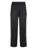 GCDS chain-print elasticated-waistband track pants - Black