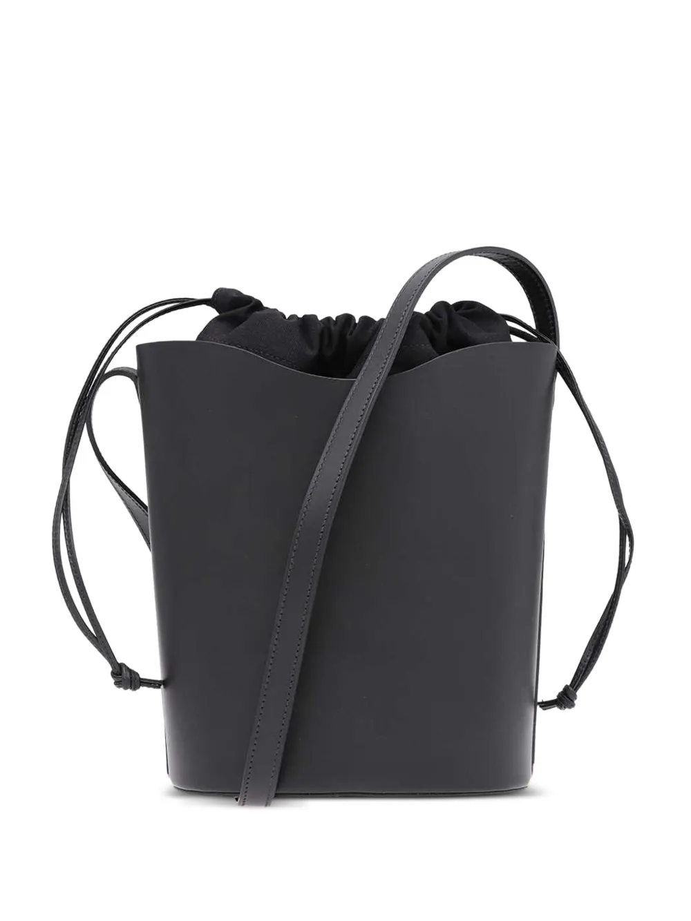 Il Bisonte drawstring bucket bag | Black | Image 1