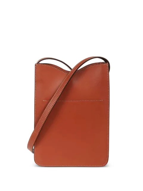 Il Bisonte press-fastening leather shoulder bag