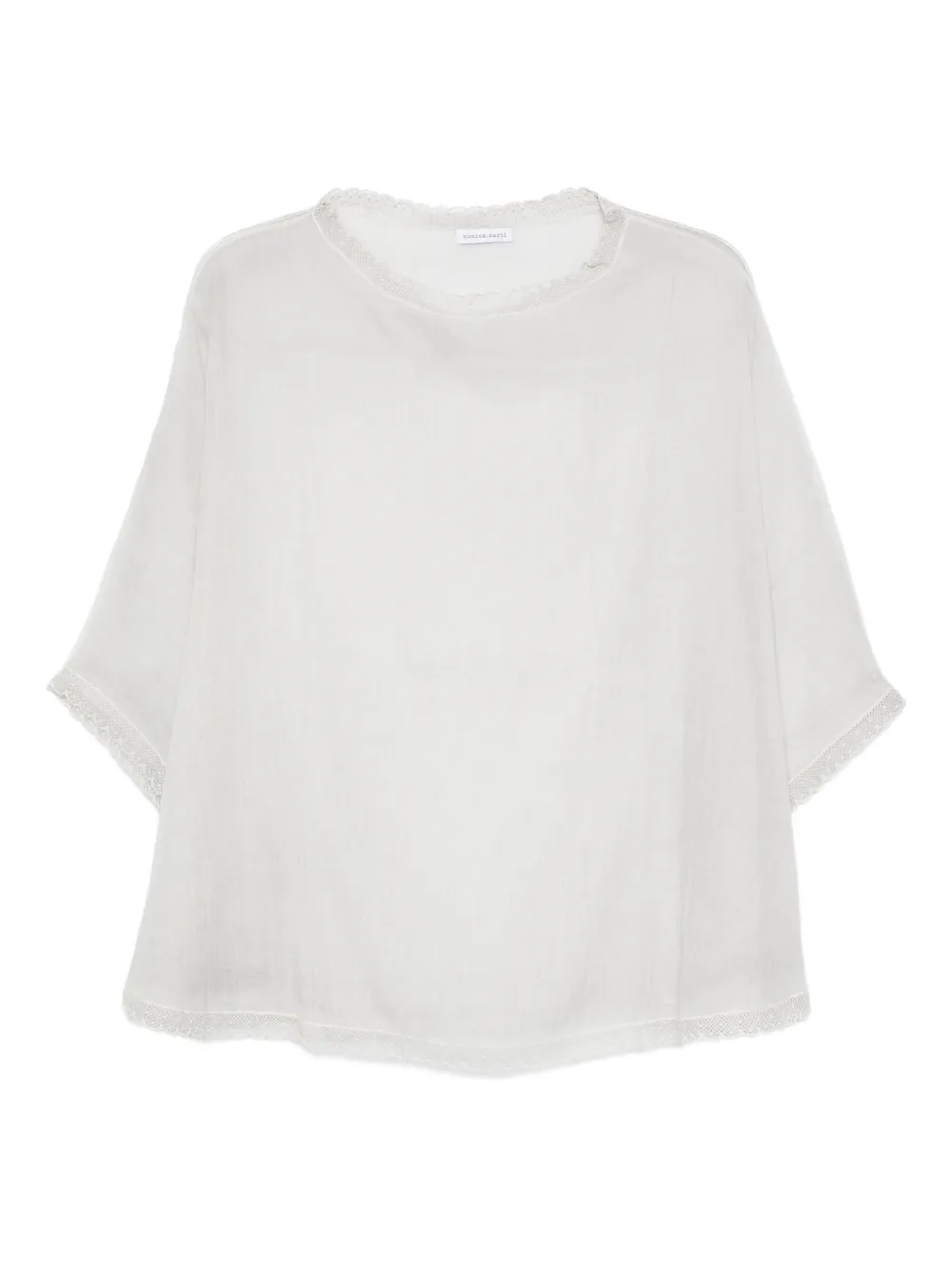 Faliero Sarti lace-trim blouse | White | Image 1