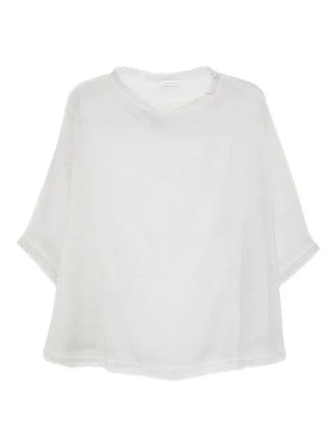 Faliero Sarti lace-trim blouse