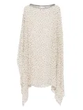 Faliero Sarti polka-dot silk dress - Neutrals