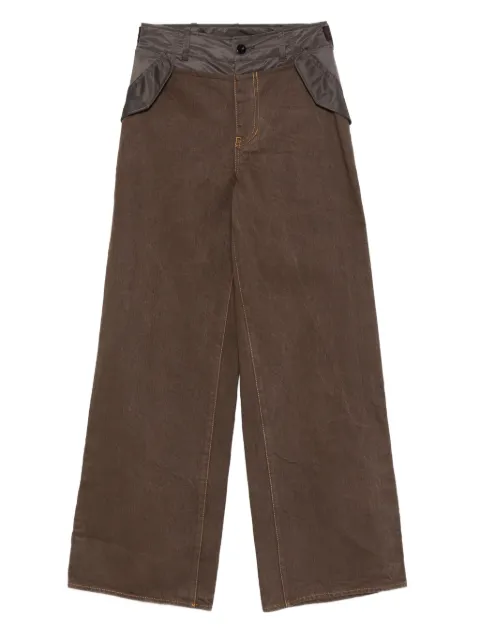 sacai panelled pocket trousers