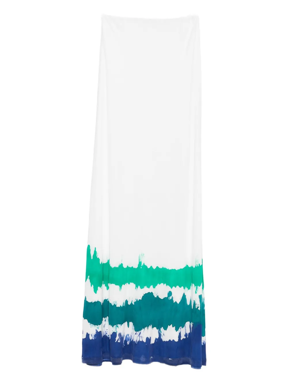 Faliero Sarti tie-dye skirt - Bianco