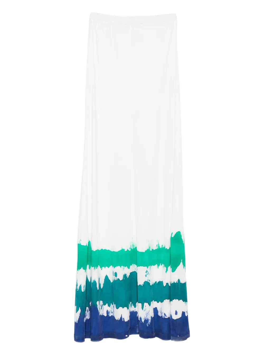 Faliero Sarti Rok met tie-dye print - Wit
