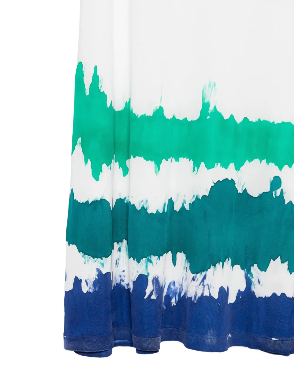 Faliero Sarti Rok met tie-dye print Wit