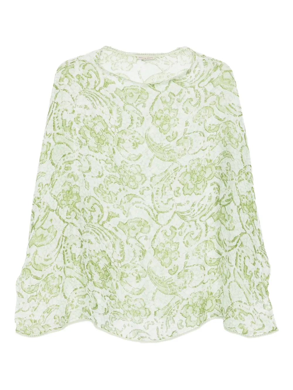 Faliero Sarti floral-print silk dress | Green | Image 1