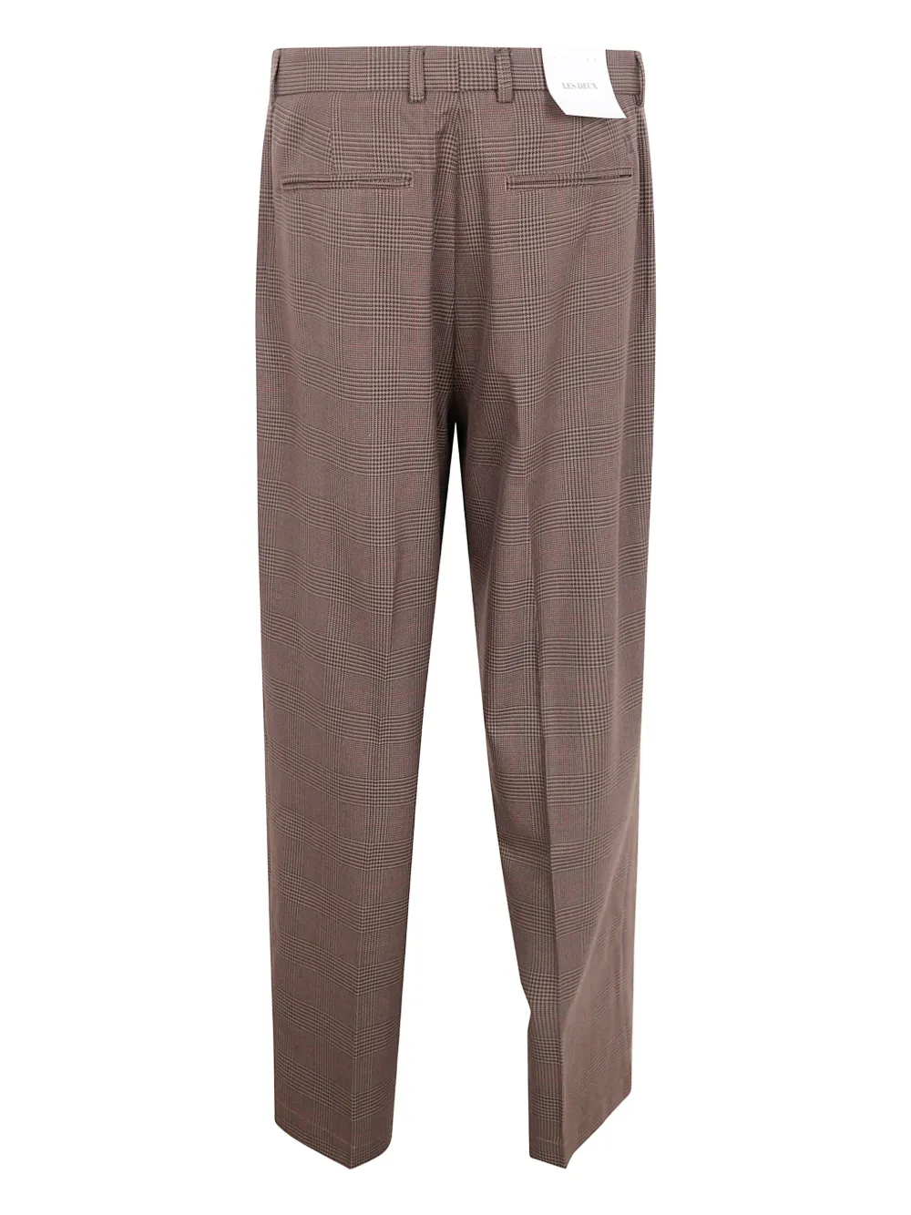 Les Deux Checked Trousers In Brown