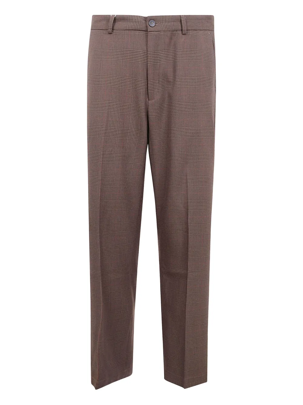 Les Deux Checked Trousers In Brown