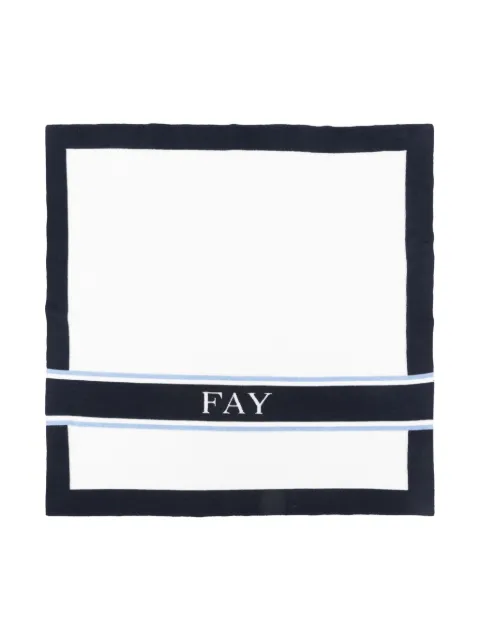 Fay Kids logo-embellishment blanket