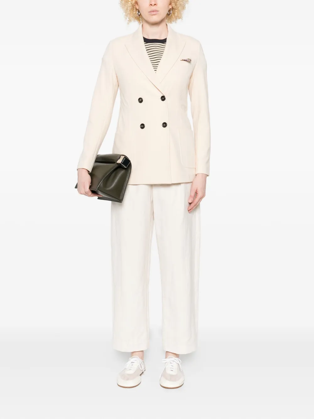 Circolo 1901 double-breasted pocket jacket | Fitted Jackets | Image 2