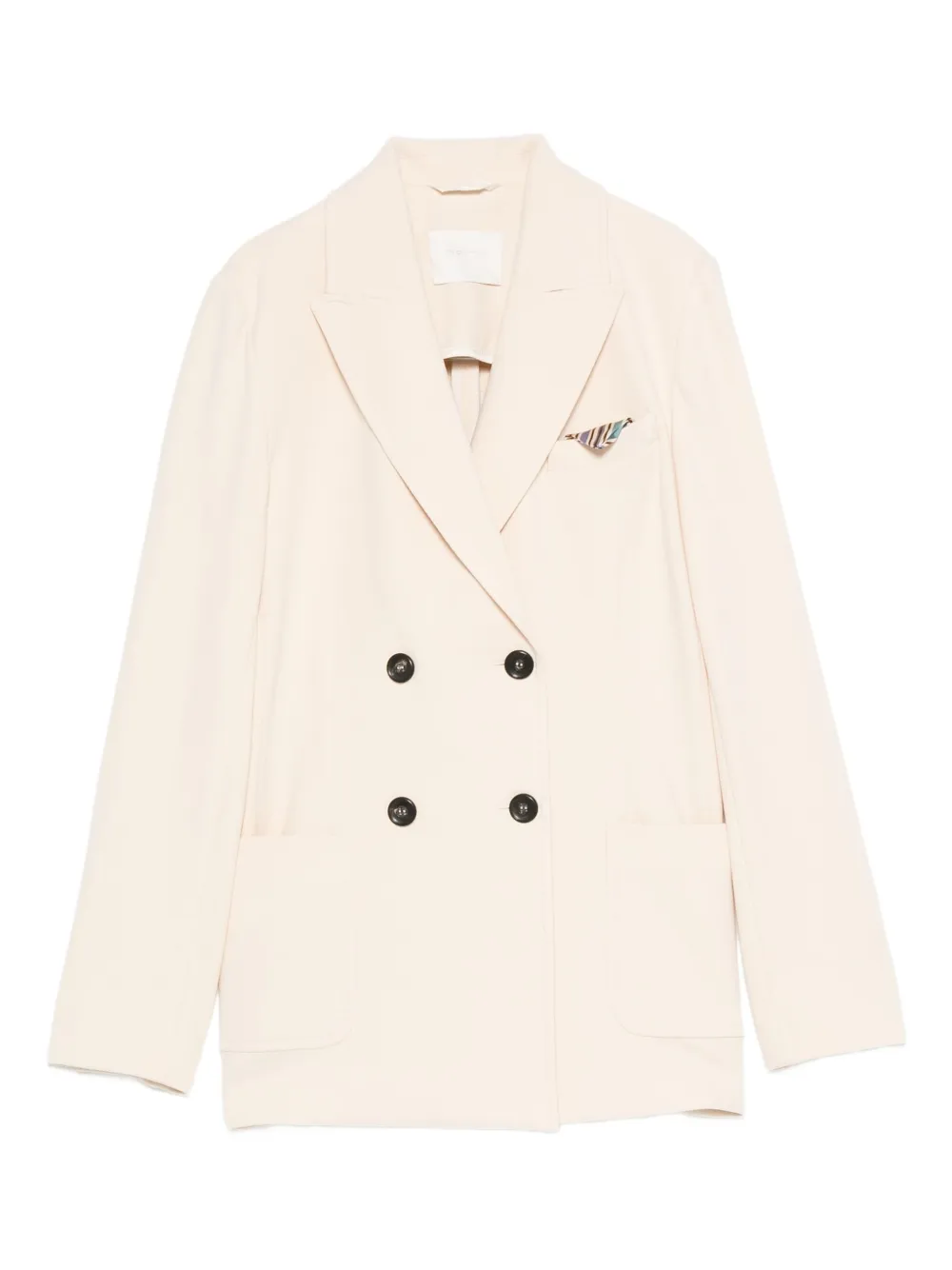 Circolo 1901 double-breasted pocket jacket | Neutrals | Image 1