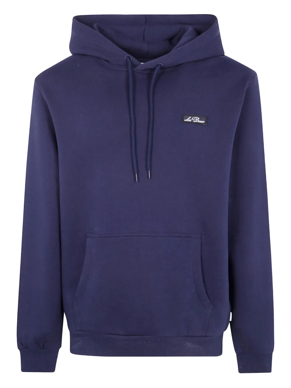 Les Deux logo-patch hoodie | Blue | Image 1