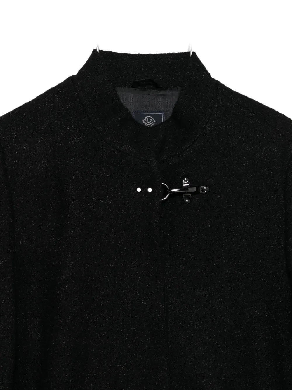 Fay Toggle-fastening Coat In Black