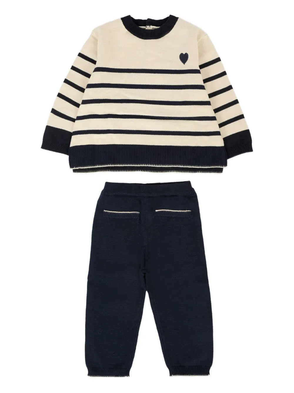 Mayoral striped-pattern tracksuit set | Blue | Image 1