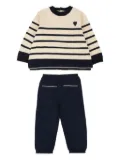 Mayoral striped-pattern tracksuit set - Blue