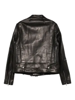 Rick Owens（リックオウエンス） レザージャケット - FARFETCH