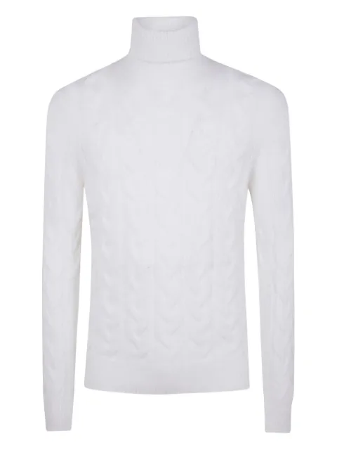 Gran Sasso cable-knit turtleneck sweater