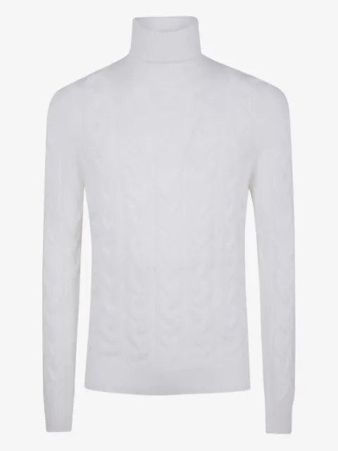 Gran Sasso cable-knit turtleneck sweater