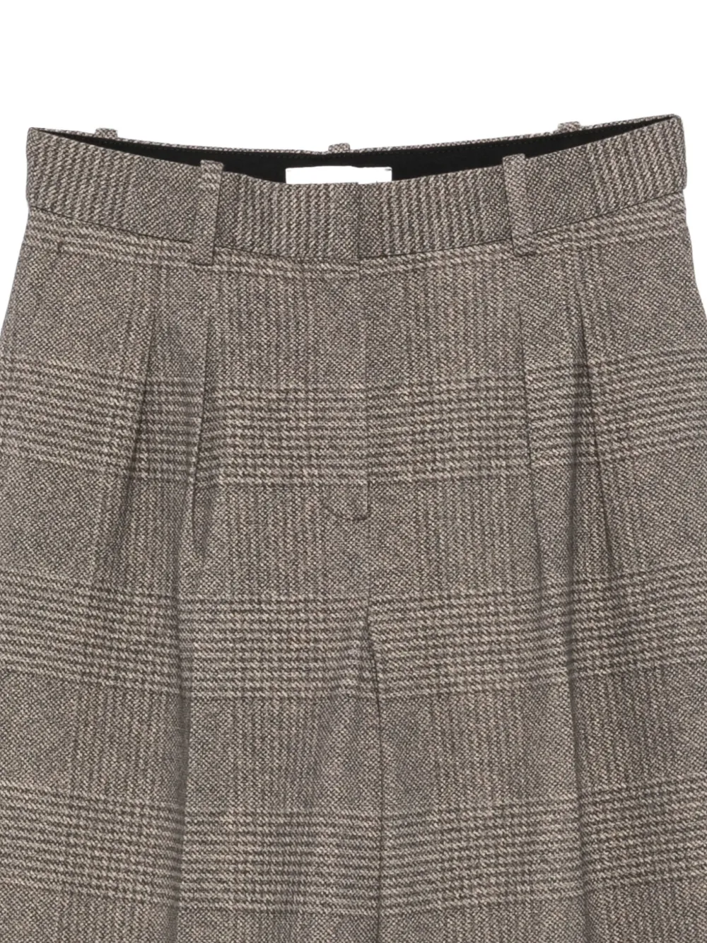 Circolo 1901 Prince Of Wales-check Trousers In Gray