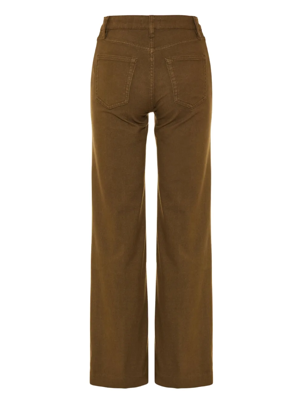 FRAME high-waisted front-pocket trousers - Bruin