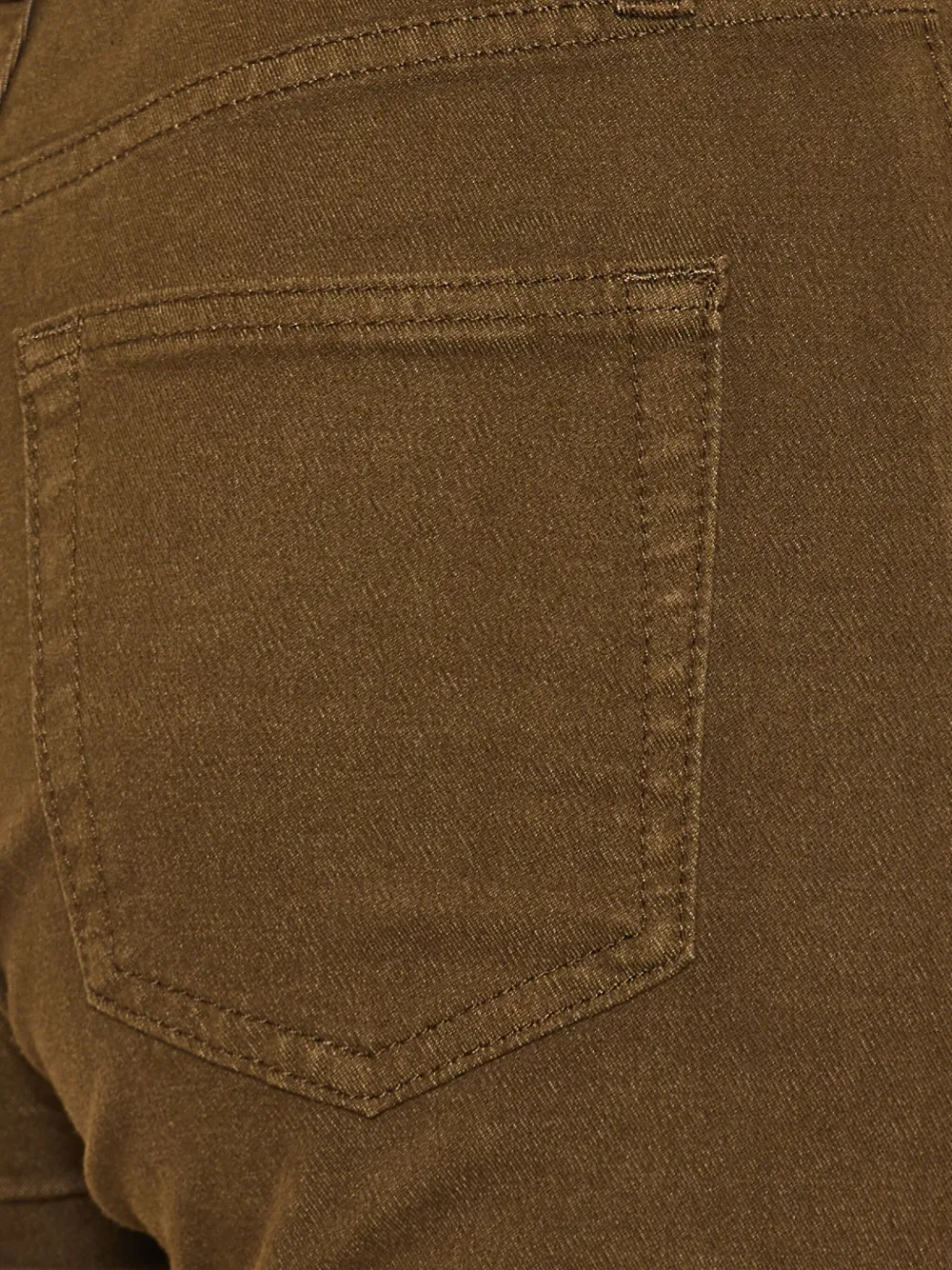 Frame High-waisted Front-pocket Trousers In Brown