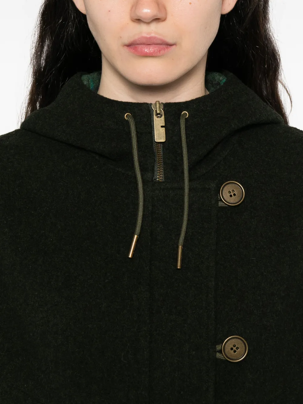 Burberry Jas met capuchon Groen