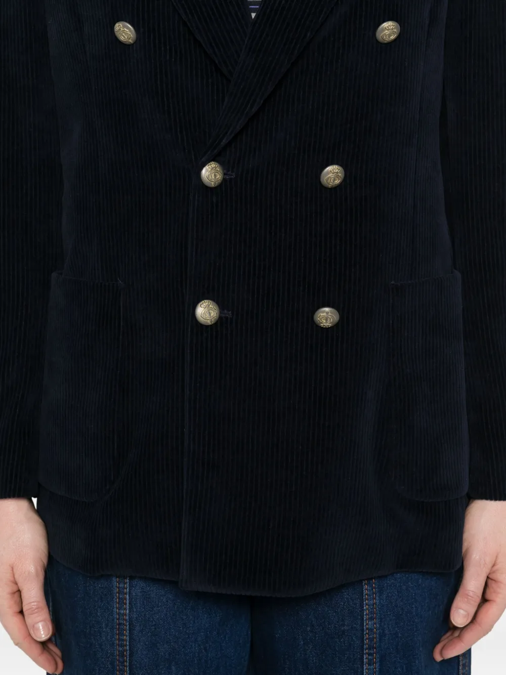 Circolo 1901 Blazer met dubbele rij knopen Blauw