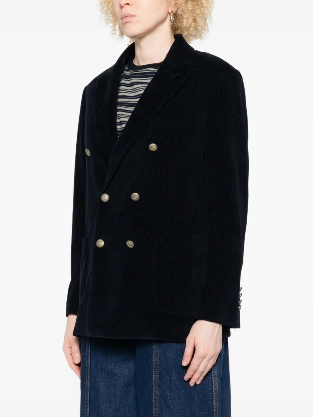 Circolo 1901 Blazer met dubbele rij knopen Blauw