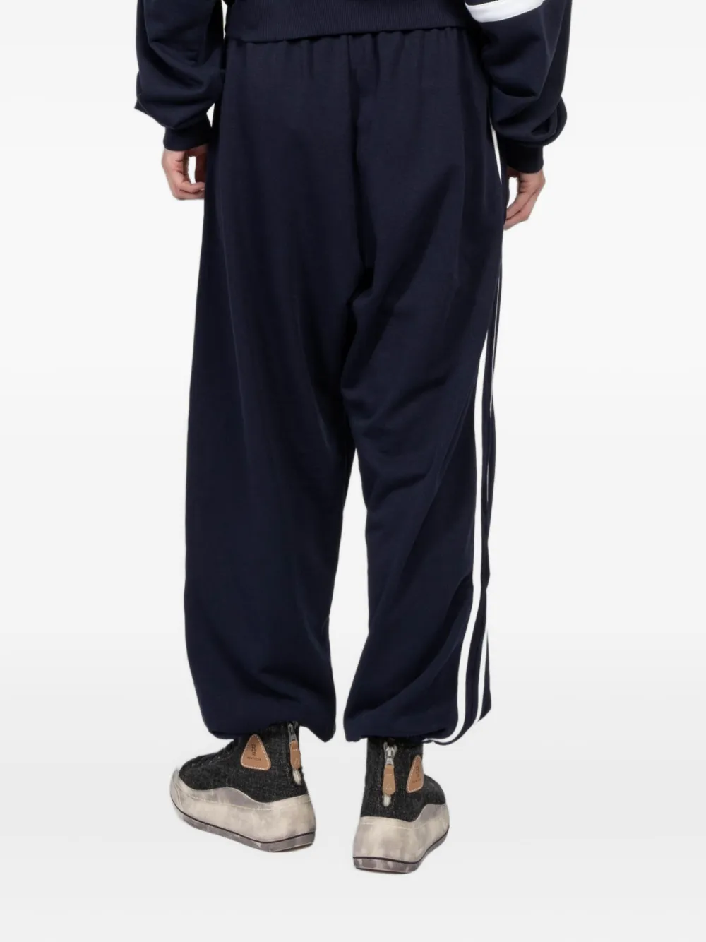 FREEDÉR Joggingbroek met zijstreep Blauw