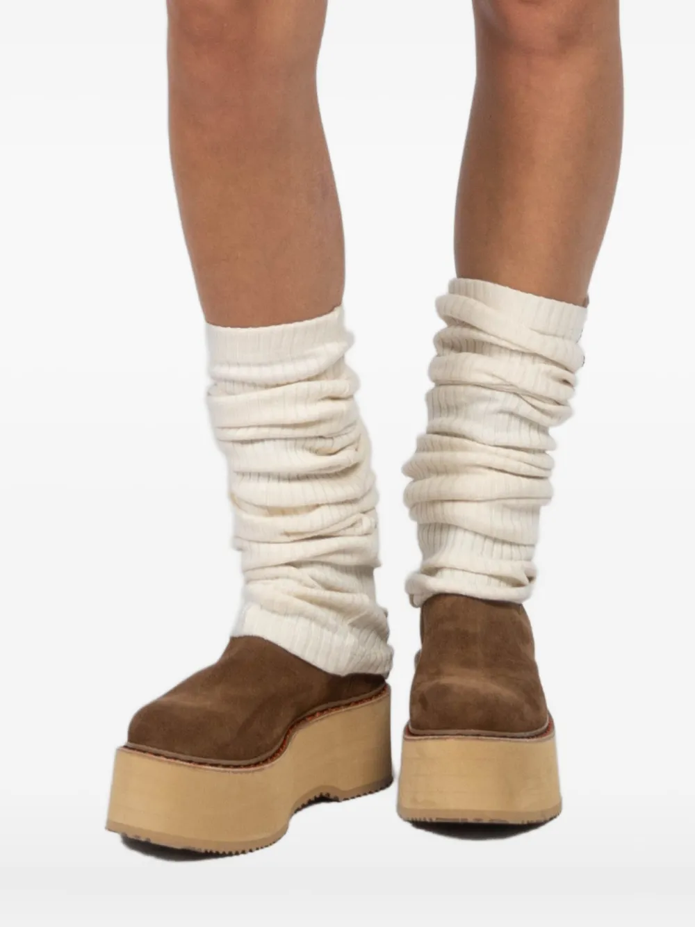 Freedér Ribbed Leg Warmers In Multi