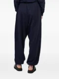 FREEDÉR logo-patch sweatpants - Blue