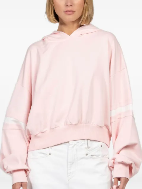 FREEDÉR panelled crop hoodie