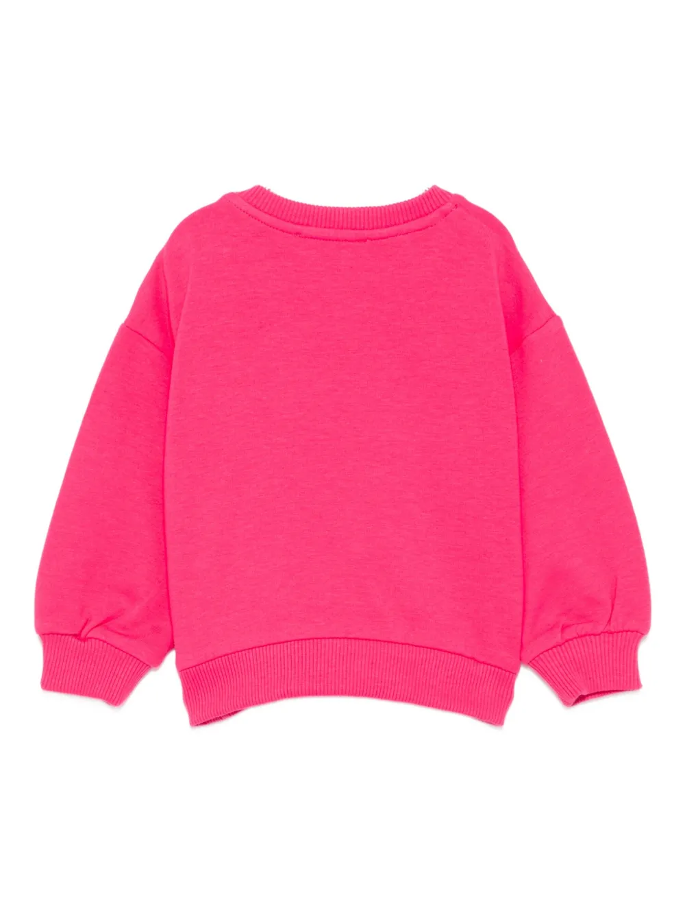 Moschino Kids Sweater met print Roze